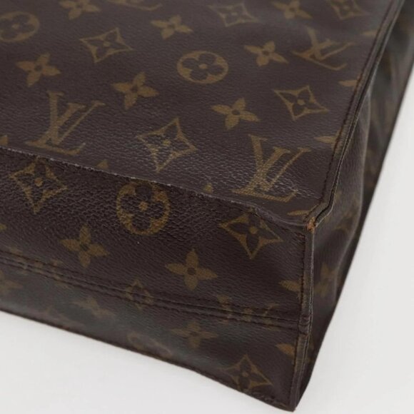 LOUIS VUITTON Monogram Sac Plat Hand Bag M51140 LV Auth BA5844 - Picture 4 of 15